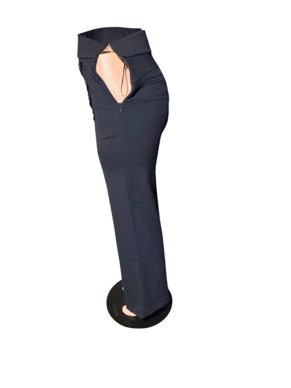 Joie black Wide Leg Pants with Button Detail size 0 - Picture 4 of 7